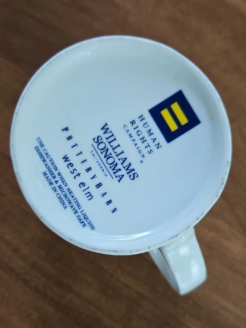 Williams Sonoma Love Is Love Mug